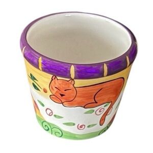 Vintage Cat Votive Candle Holder